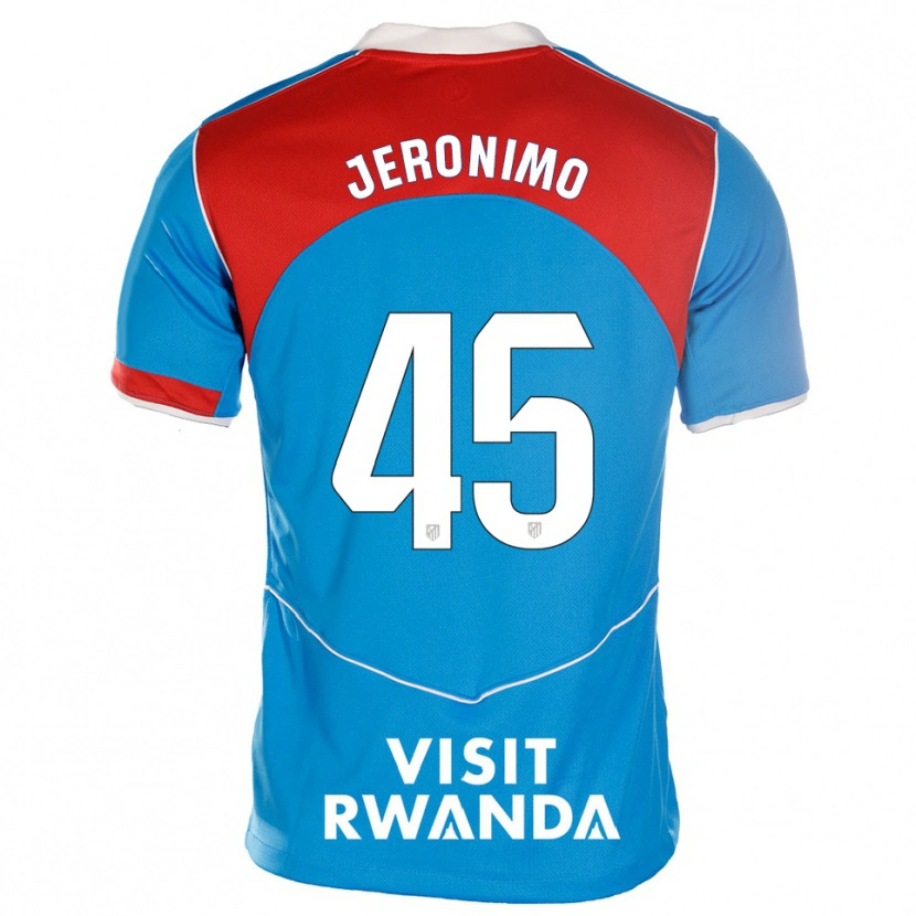 Danxen Herren Isaiah Jeronimo #45 Blau Weiß Ausweichtrikot Trikot 2025/26 T-Shirt Österreich
