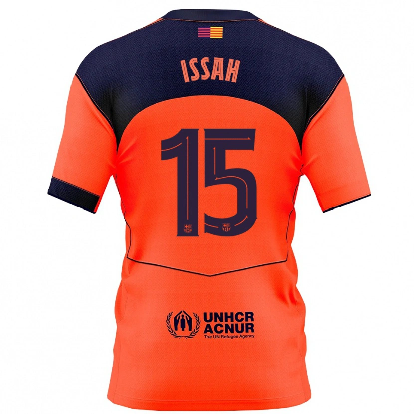 Danxen Herren Aziz Issah #15 Orange Marine Ausweichtrikot Trikot 2025/26 T-Shirt Österreich