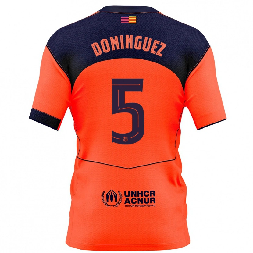 Danxen Herren Sergi Dominguez #5 Orange Marine Ausweichtrikot Trikot 2025/26 T-Shirt Österreich