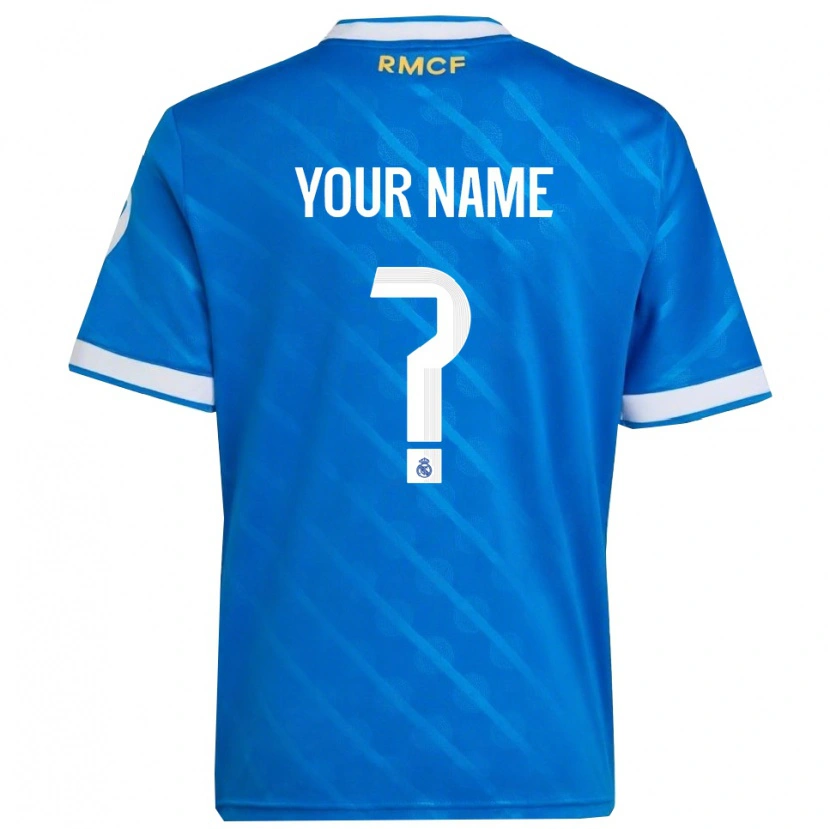 Danxen Herren Ihren Namen #0 Blau Weiß Ausweichtrikot Trikot 2025/26 T-Shirt Österreich
