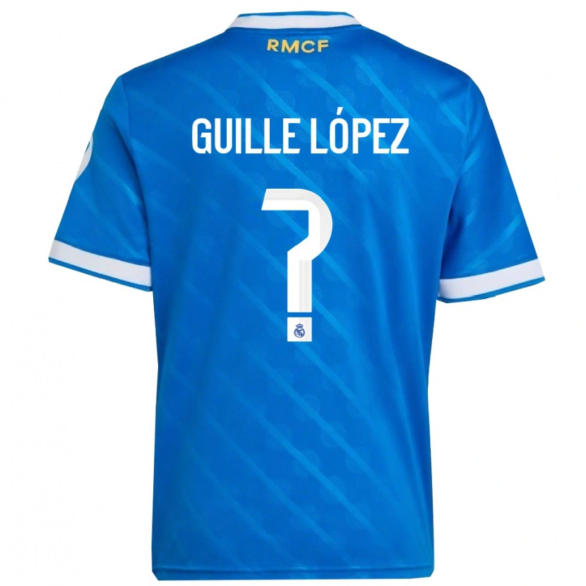 Danxen Herren Guille López #0 Blau Weiß Ausweichtrikot Trikot 2025/26 T-Shirt Österreich