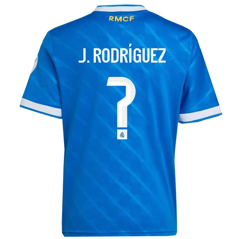 Danxen Herren Juan Rodríguez #0 Blau Weiß Ausweichtrikot Trikot 2025/26 T-Shirt Österreich