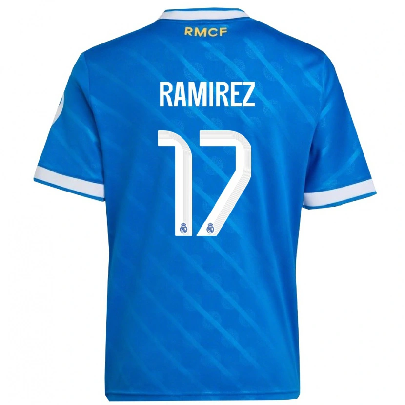 Danxen Herren Darío Ramírez #17 Blau Weiß Ausweichtrikot Trikot 2025/26 T-Shirt Österreich