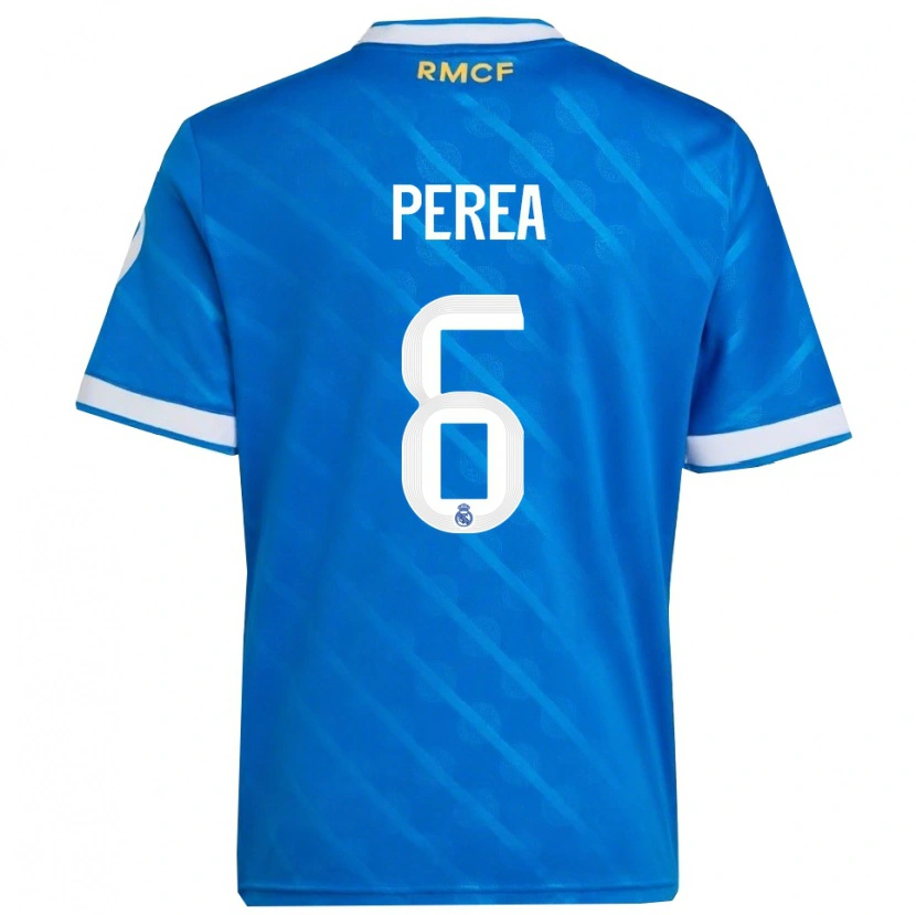 Danxen Herren Cristian Perea #6 Blau Weiß Ausweichtrikot Trikot 2025/26 T-Shirt Österreich