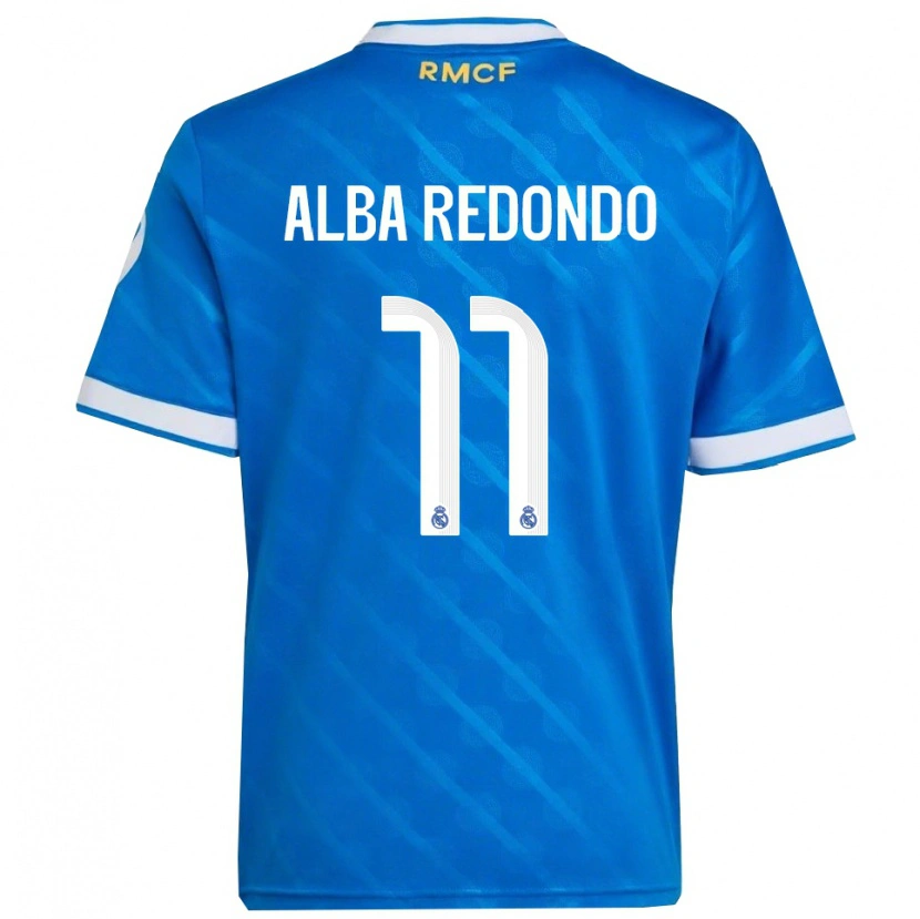Danxen Herren Alba Redondo #11 Blau Weiß Ausweichtrikot Trikot 2025/26 T-Shirt Österreich