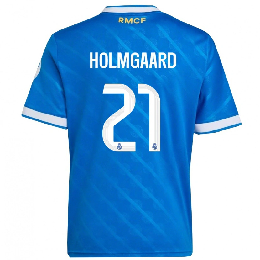 Danxen Herren Sara Rosted Holmgaard #21 Blau Weiß Ausweichtrikot Trikot 2025/26 T-Shirt Österreich