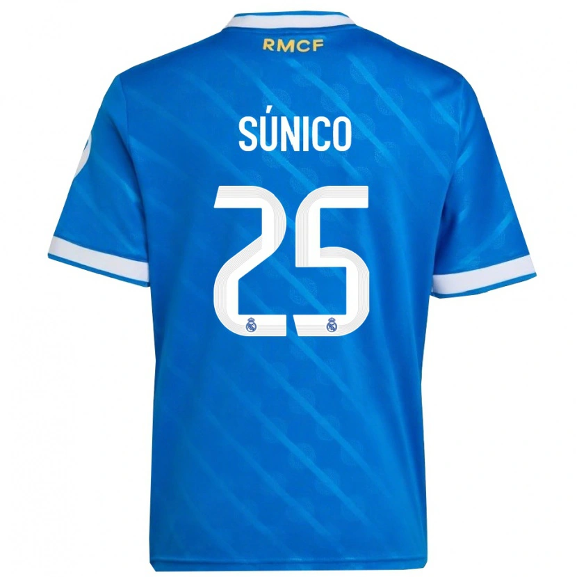 Danxen Herren Guille Súnico #25 Blau Weiß Ausweichtrikot Trikot 2025/26 T-Shirt Österreich