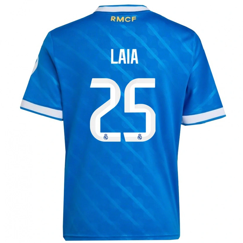 Danxen Herren Laia López De La Morena #25 Blau Weiß Ausweichtrikot Trikot 2025/26 T-Shirt Österreich