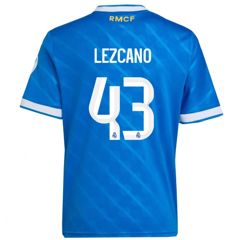 Danxen Herren Álvaro Lezcano #43 Blau Weiß Ausweichtrikot Trikot 2025/26 T-Shirt Österreich