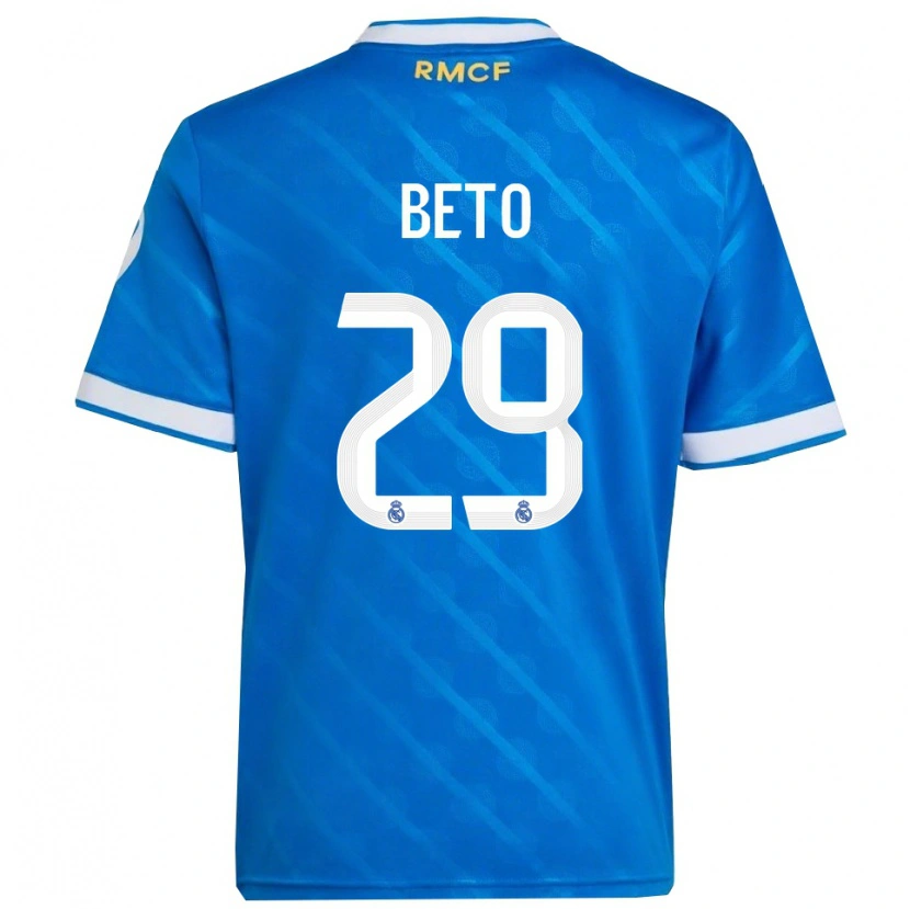Danxen Herren Beto Martínez #29 Blau Weiß Ausweichtrikot Trikot 2025/26 T-Shirt Österreich