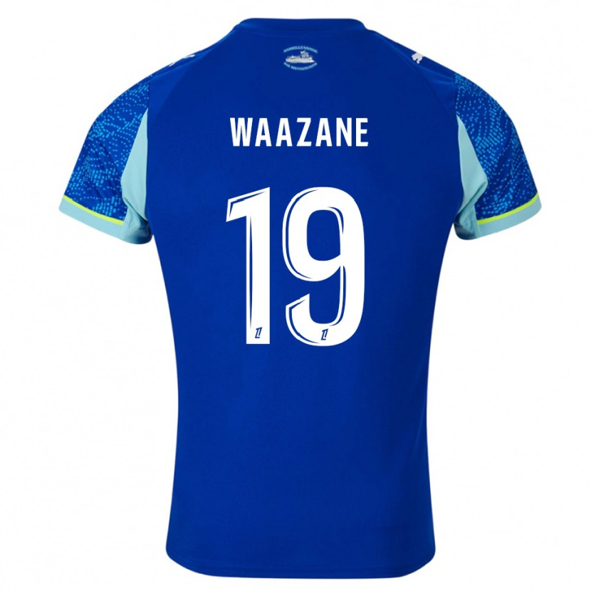 Danxen Herren Jassim Waazane #19 Himmelblau Weiß Ausweichtrikot Trikot 2025/26 T-Shirt Österreich