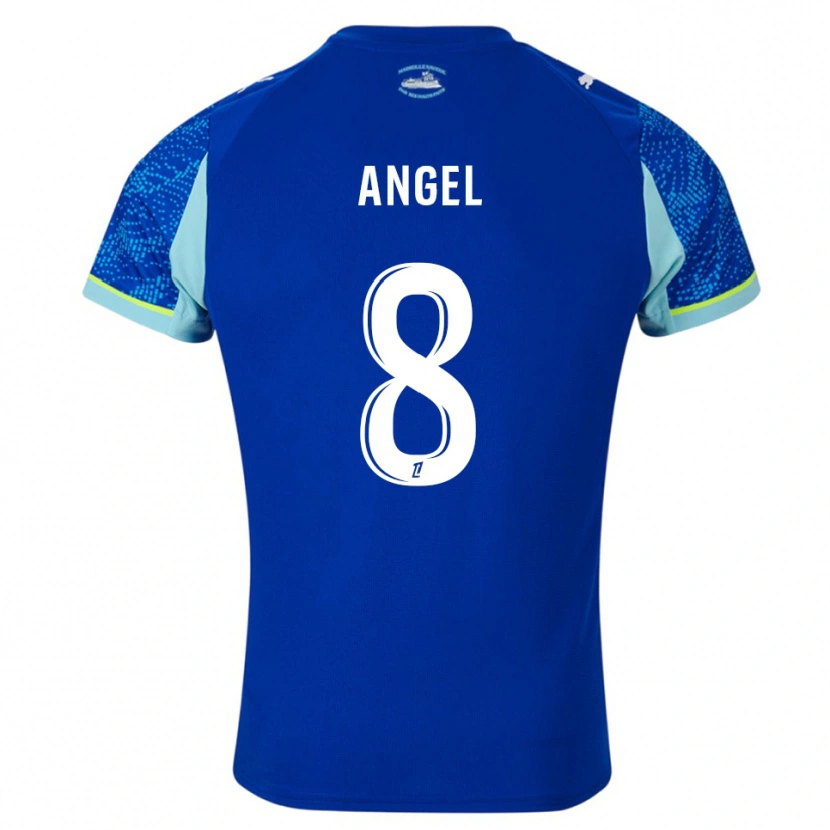 Danxen Herren Angel Gomes #8 Himmelblau Weiß Ausweichtrikot Trikot 2025/26 T-Shirt Österreich