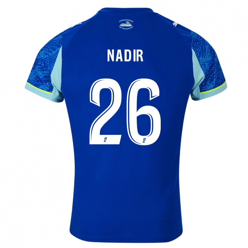 Danxen Herren Bilal Nadir #26 Himmelblau Weiß Ausweichtrikot Trikot 2025/26 T-Shirt Österreich