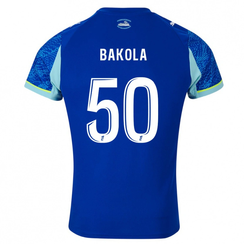 Danxen Herren Darryl Bakola #50 Himmelblau Weiß Ausweichtrikot Trikot 2025/26 T-Shirt Österreich