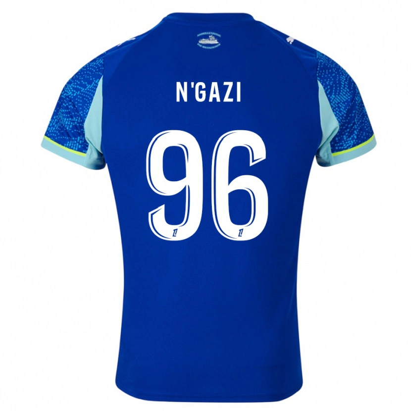 Danxen Herren Chloé N'gazi #96 Himmelblau Weiß Ausweichtrikot Trikot 2025/26 T-Shirt Österreich