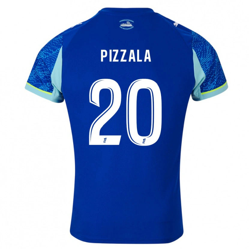 Danxen Herren Caroline Pizzala #20 Himmelblau Weiß Ausweichtrikot Trikot 2025/26 T-Shirt Österreich