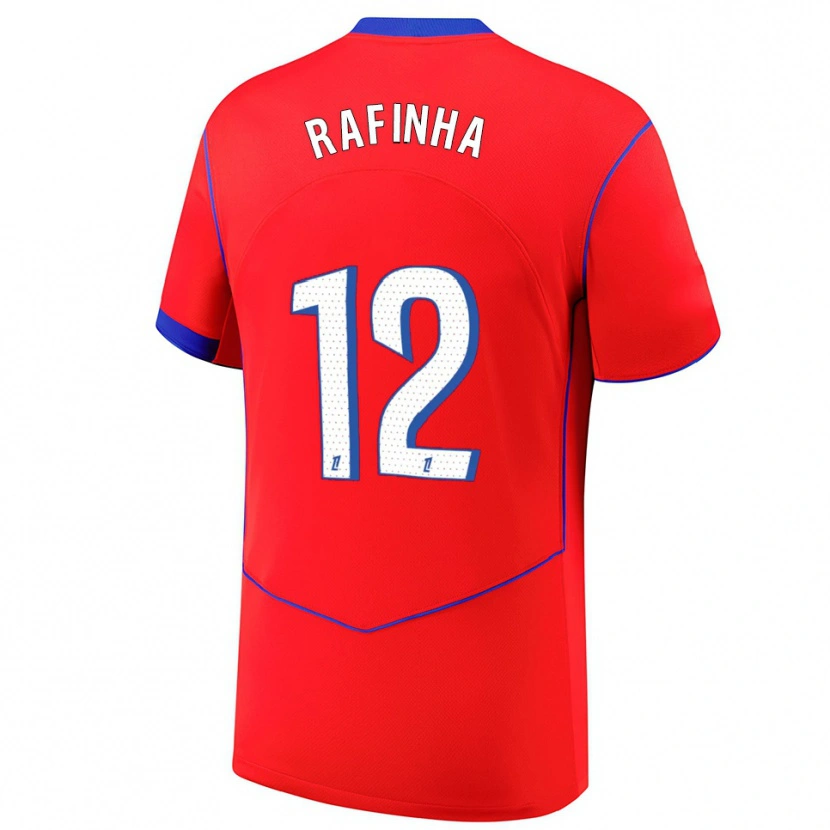 Danxen Herren Rafinha #12 Rot Blau Weiß Ausweichtrikot Trikot 2025/26 T-Shirt Österreich