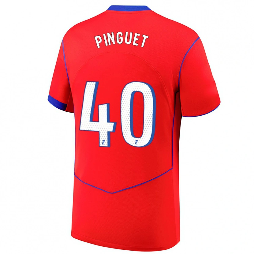 Danxen Herren Alice Pinguet #40 Rot Blau Weiß Ausweichtrikot Trikot 2025/26 T-Shirt Österreich
