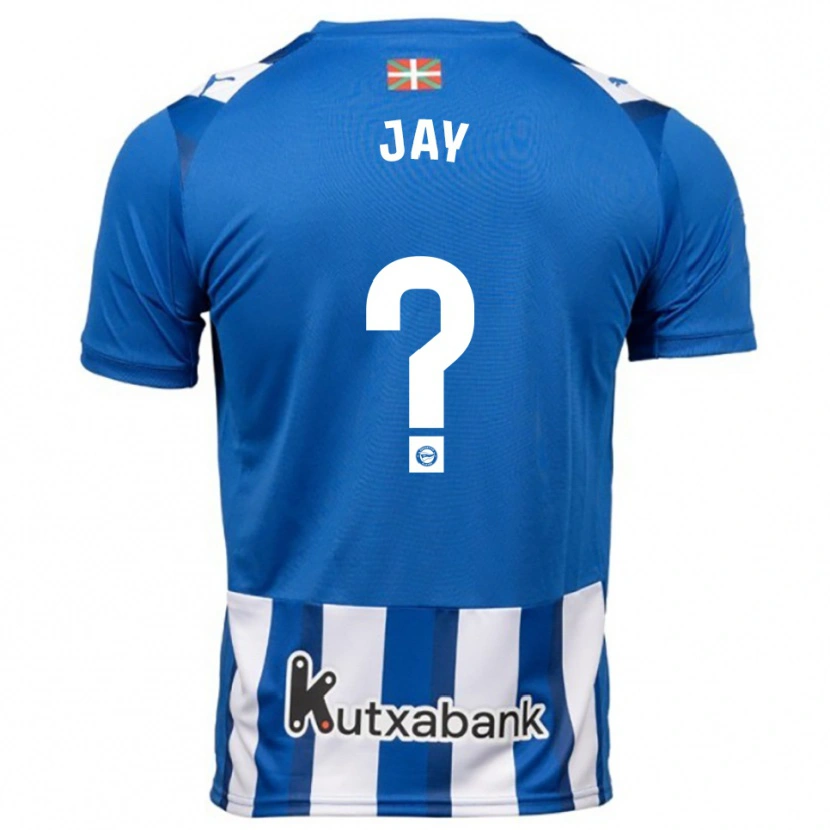 Danxen Damen Alejandro Jay #0 Blau Weiß Heimtrikot Trikot 2025/26 T-Shirt Österreich