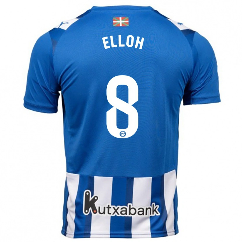 Danxen Damen Rebecca Elloh #8 Blau Weiß Heimtrikot Trikot 2025/26 T-Shirt Österreich