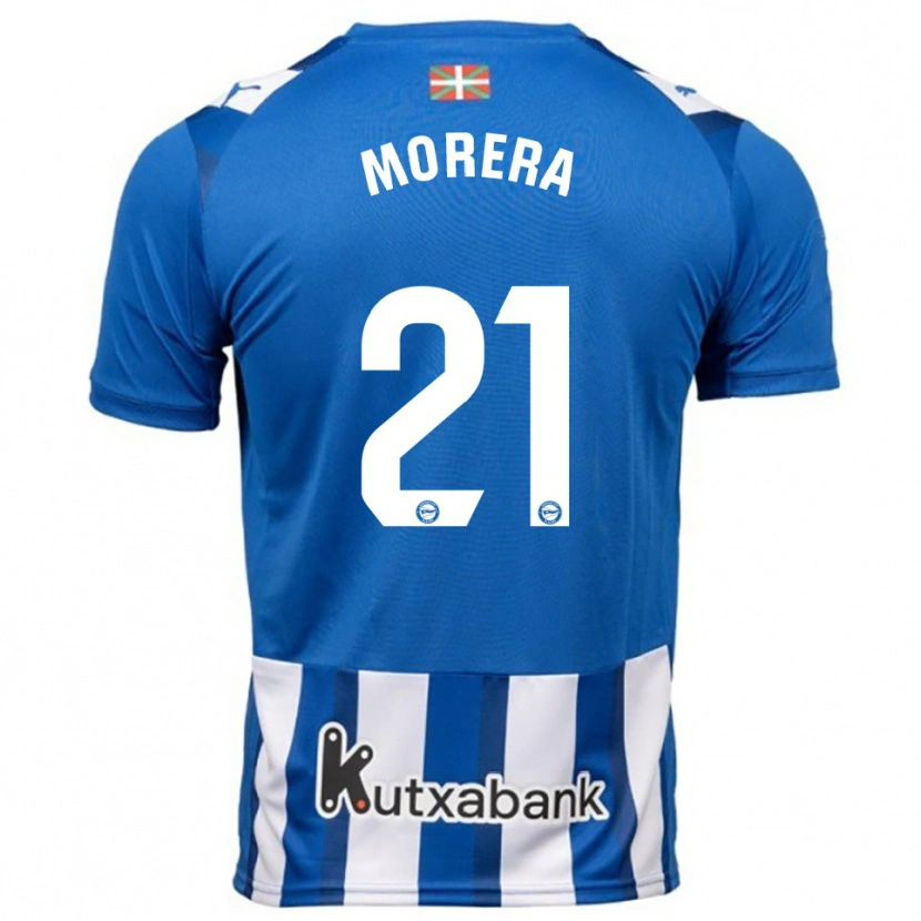 Danxen Damen Carla Morera #21 Blau Weiß Heimtrikot Trikot 2025/26 T-Shirt Österreich