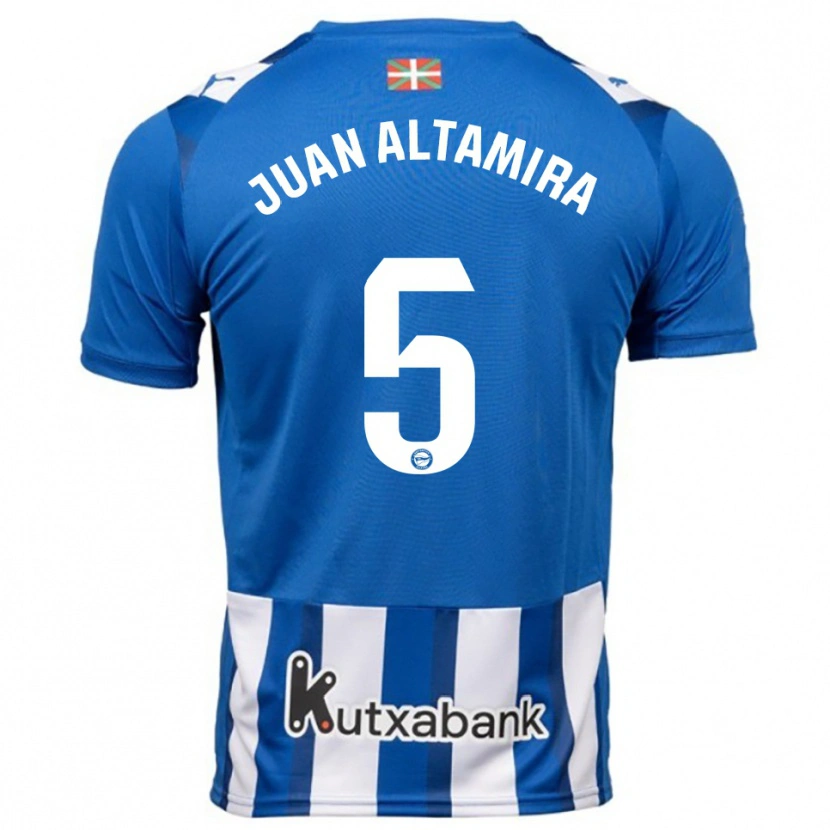 Danxen Damen Ines Juan Altamira #5 Blau Weiß Heimtrikot Trikot 2025/26 T-Shirt Österreich