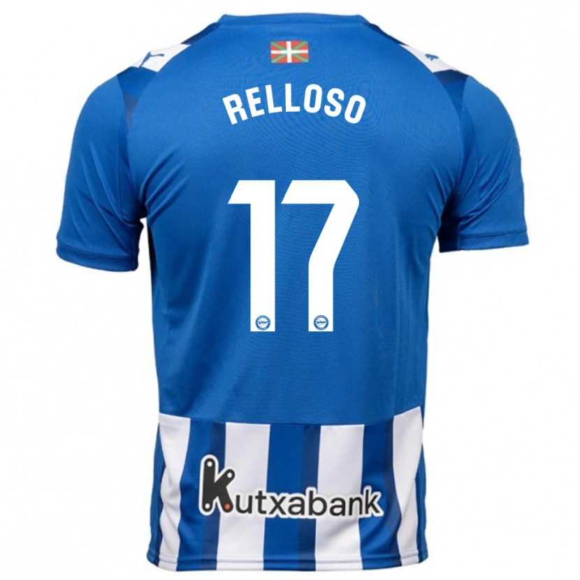 Danxen Damen Mikel Relloso #17 Blau Weiß Heimtrikot Trikot 2025/26 T-Shirt Österreich
