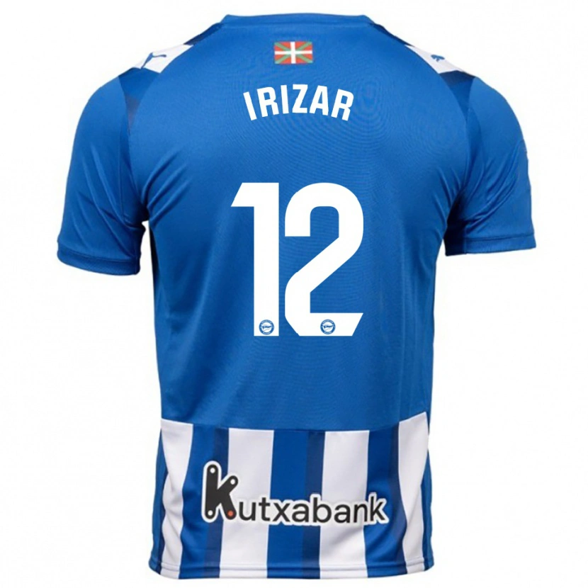 Danxen Damen Manex Irizar #12 Blau Weiß Heimtrikot Trikot 2025/26 T-Shirt Österreich