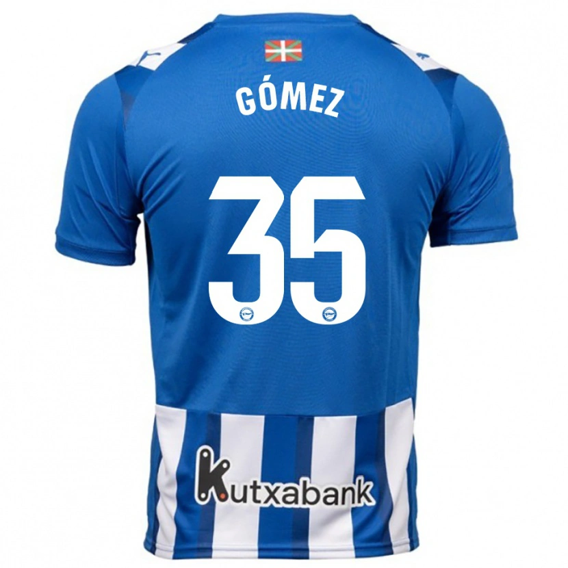 Danxen Damen Jorge Gómez #35 Blau Weiß Heimtrikot Trikot 2025/26 T-Shirt Österreich