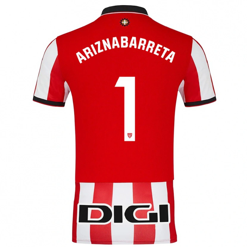 Danxen Damen Oier Ariznabarreta #1 Rot Weiß Heimtrikot Trikot 2025/26 T-Shirt Österreich