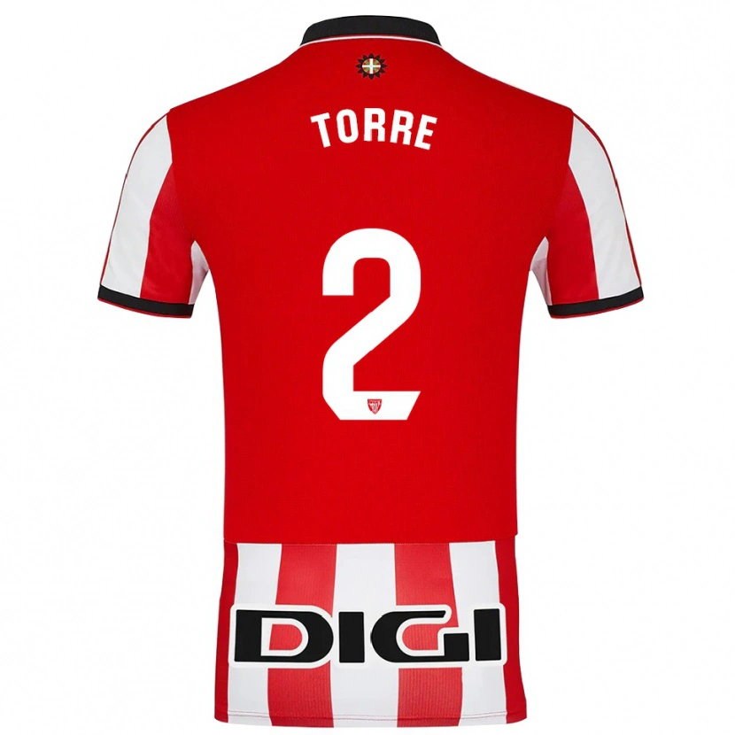 Danxen Damen Maddi Torre #2 Rot Weiß Heimtrikot Trikot 2025/26 T-Shirt Österreich