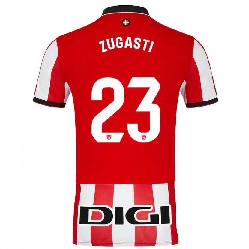 Danxen Damen Patricia Zugasti Oses #23 Rot Weiß Heimtrikot Trikot 2025/26 T-Shirt Österreich