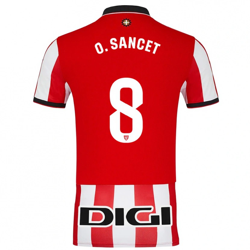 Danxen Damen Oihan Sancet #8 Rot Weiß Heimtrikot Trikot 2025/26 T-Shirt Österreich