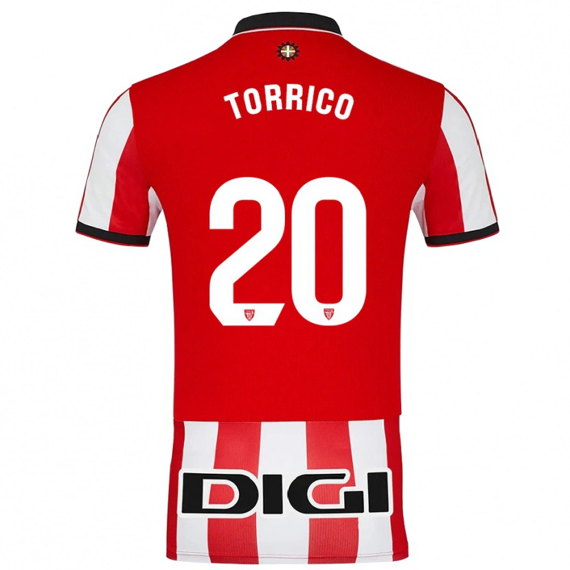 Danxen Damen Aitor Torrico #20 Rot Weiß Heimtrikot Trikot 2025/26 T-Shirt Österreich