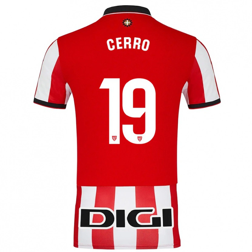 Danxen Damen Mariana Cerro Galán #19 Rot Weiß Heimtrikot Trikot 2025/26 T-Shirt Österreich