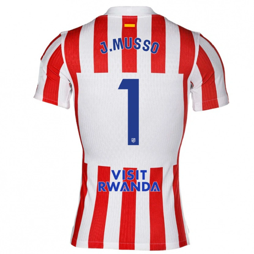 Danxen Damen Juan Musso #1 Rot Weiß Heimtrikot Trikot 2025/26 T-Shirt Österreich