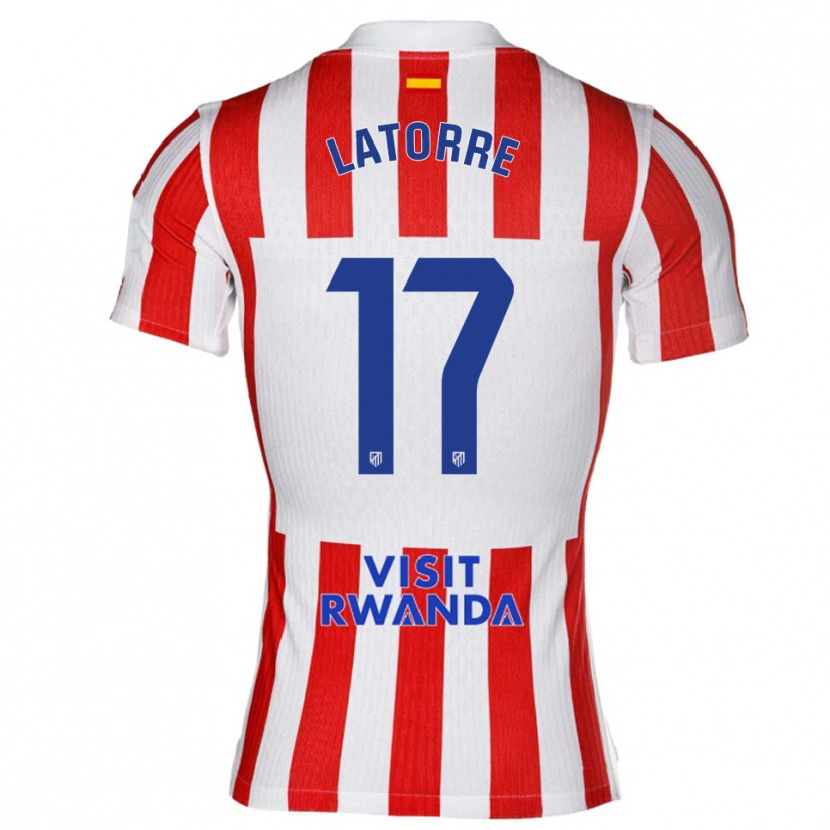 Danxen Damen Barbara Latorre #17 Rot Weiß Heimtrikot Trikot 2025/26 T-Shirt Österreich