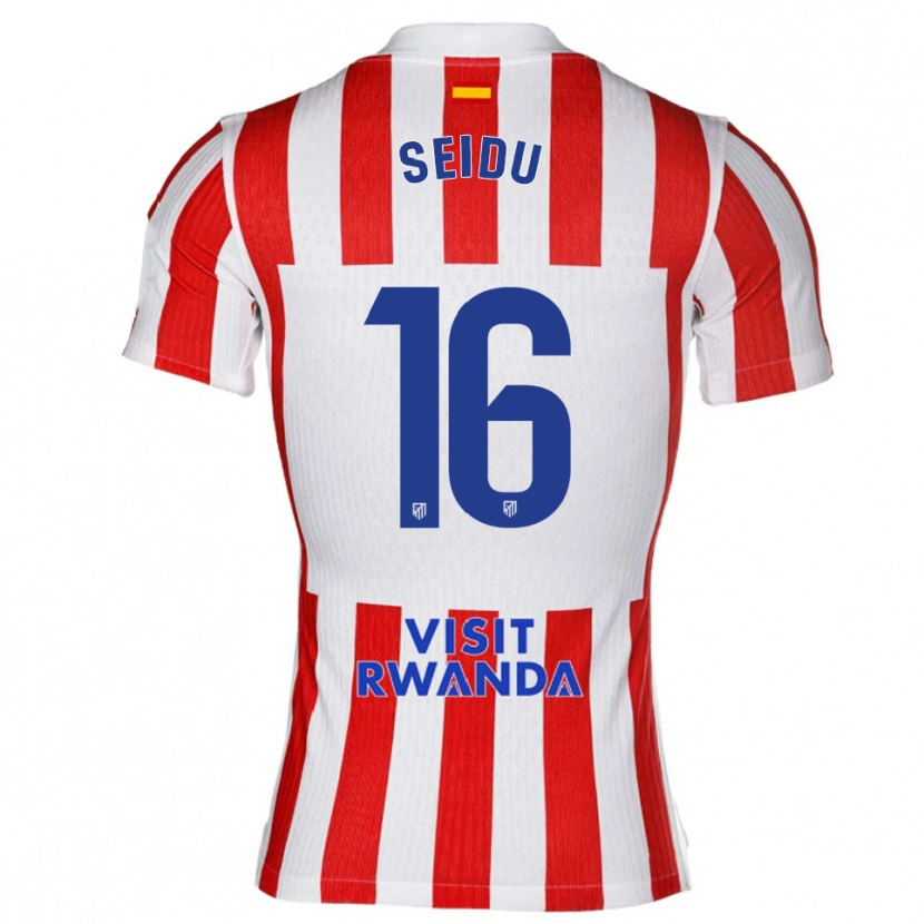 Danxen Damen Taufik Seidu #16 Rot Weiß Heimtrikot Trikot 2025/26 T-Shirt Österreich