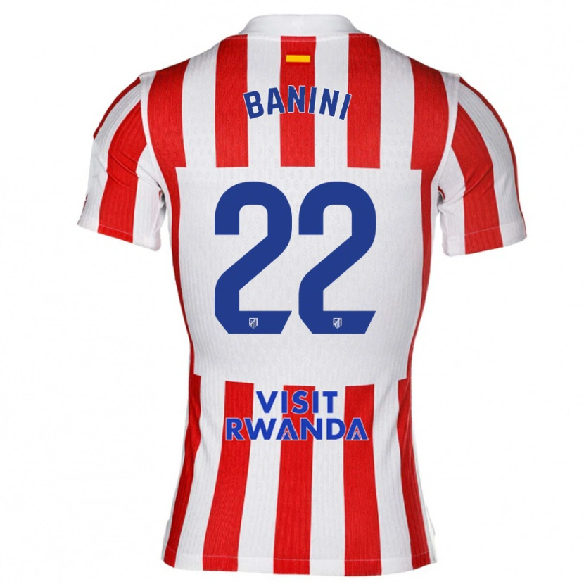 Danxen Damen Estefania Banini #22 Rot Weiß Heimtrikot Trikot 2025/26 T-Shirt Österreich