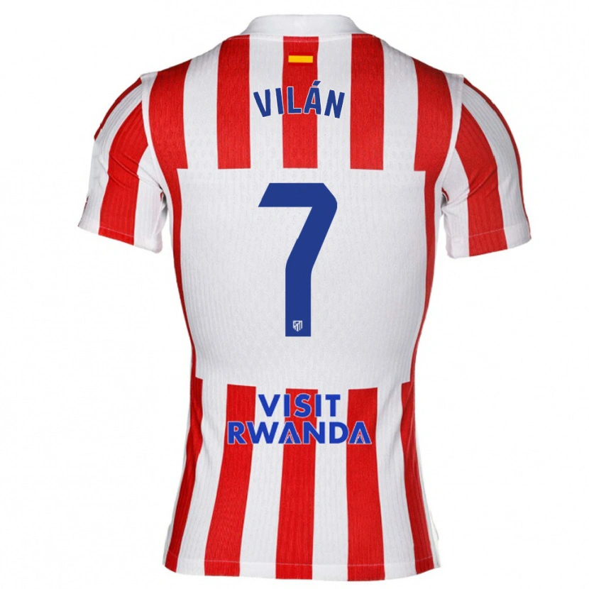 Danxen Damen David Vilán #7 Rot Weiß Heimtrikot Trikot 2025/26 T-Shirt Österreich