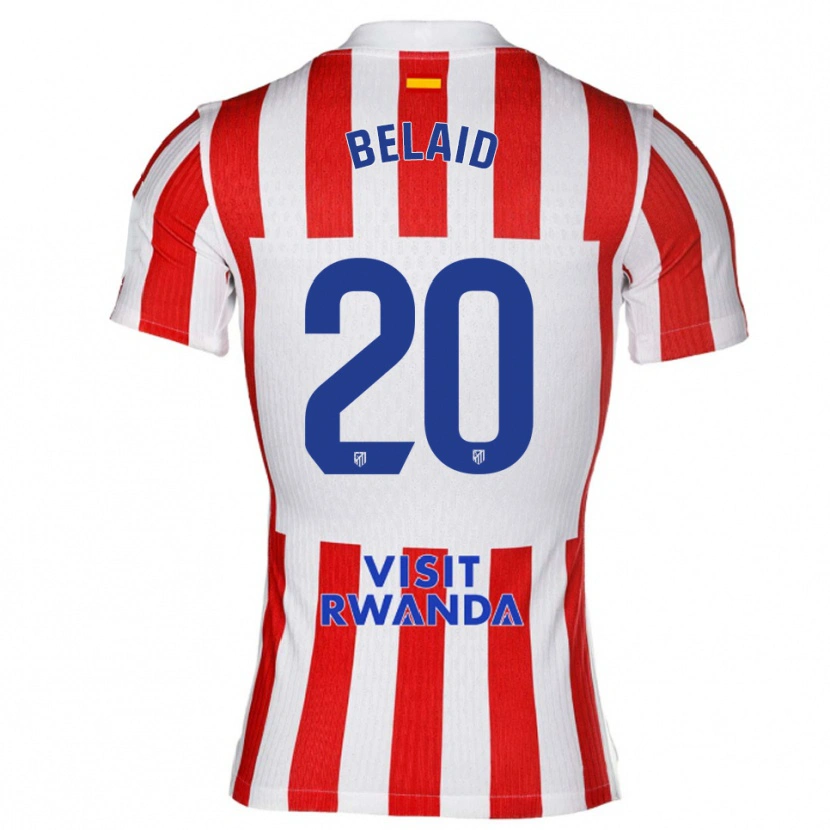 Danxen Damen Rayane Belaid #20 Rot Weiß Heimtrikot Trikot 2025/26 T-Shirt Österreich