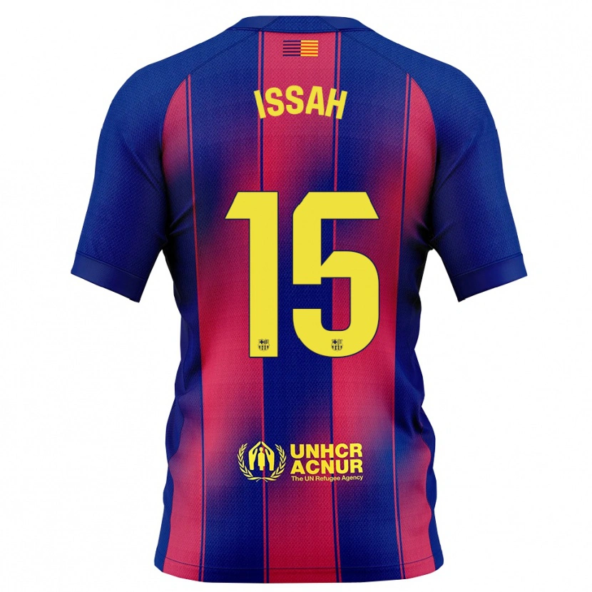 Danxen Damen Aziz Issah #15 Blau Rot Heimtrikot Trikot 2025/26 T-Shirt Österreich