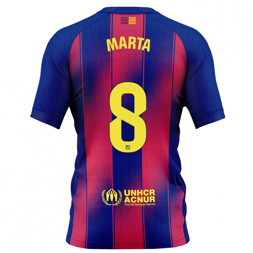 Danxen Damen Marta Torrejón #8 Blau Rot Heimtrikot Trikot 2025/26 T-Shirt Österreich