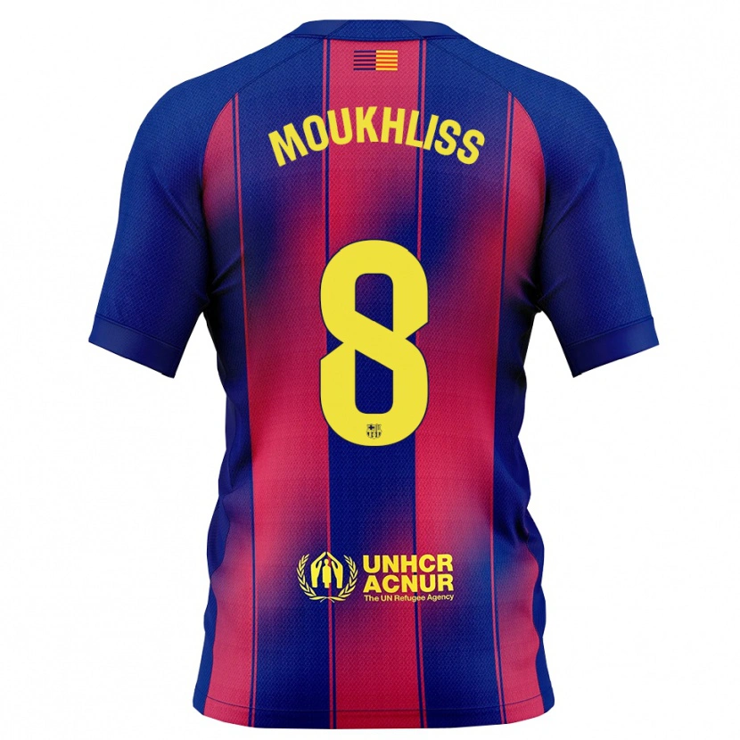 Danxen Damen Moha Moukhliss #8 Blau Rot Heimtrikot Trikot 2025/26 T-Shirt Österreich