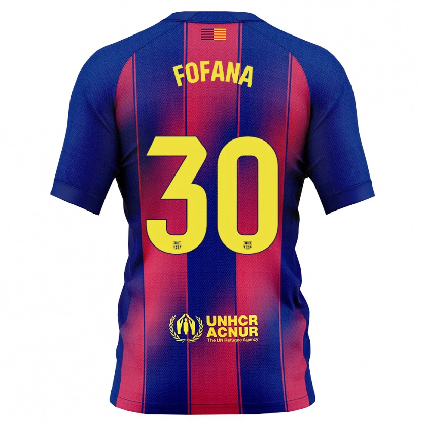 Danxen Damen Nuhu Fofana #30 Blau Rot Heimtrikot Trikot 2025/26 T-Shirt Österreich