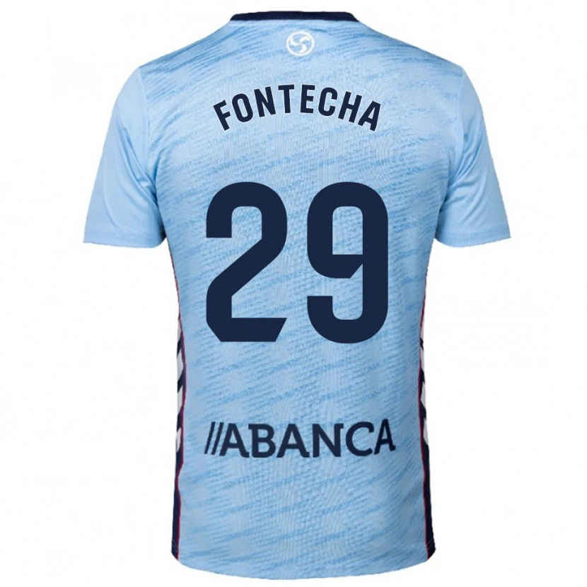 Danxen Damen Celia Fontecha #29 Himmelblau Rot Heimtrikot Trikot 2025/26 T-Shirt Österreich