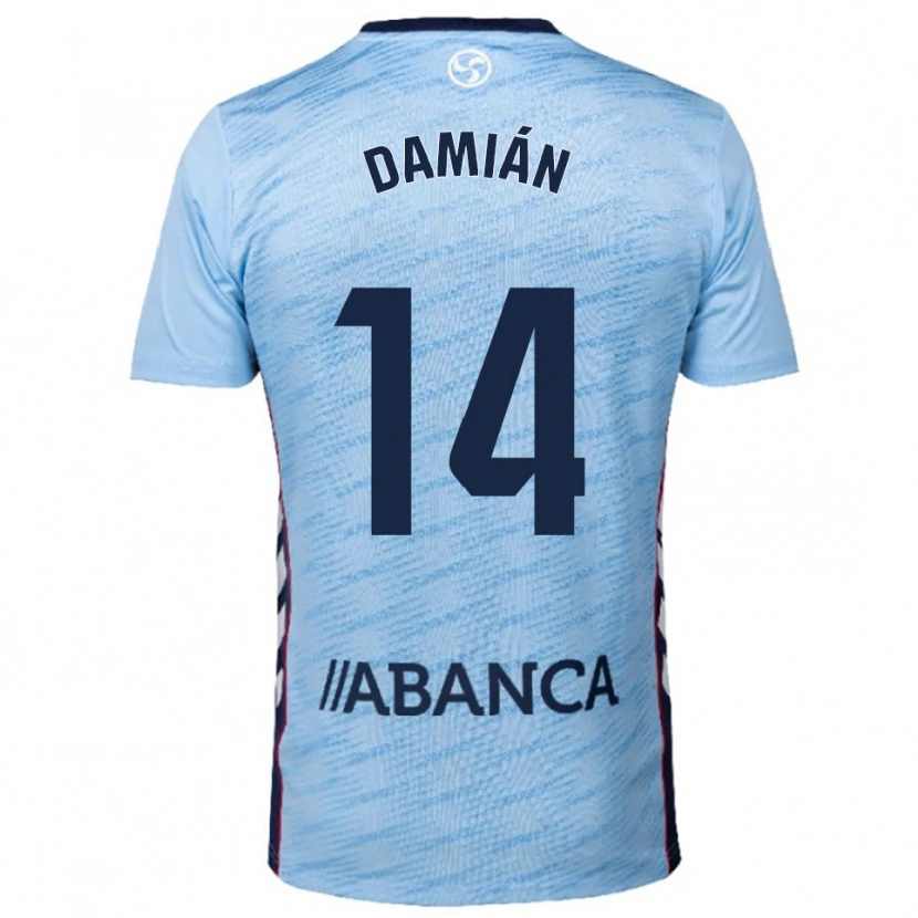 Danxen Damen Damián Rodríguez #14 Himmelblau Rot Heimtrikot Trikot 2025/26 T-Shirt Österreich