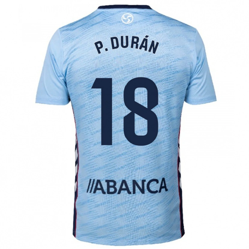 Danxen Damen Pablo Durán #18 Himmelblau Rot Heimtrikot Trikot 2025/26 T-Shirt Österreich