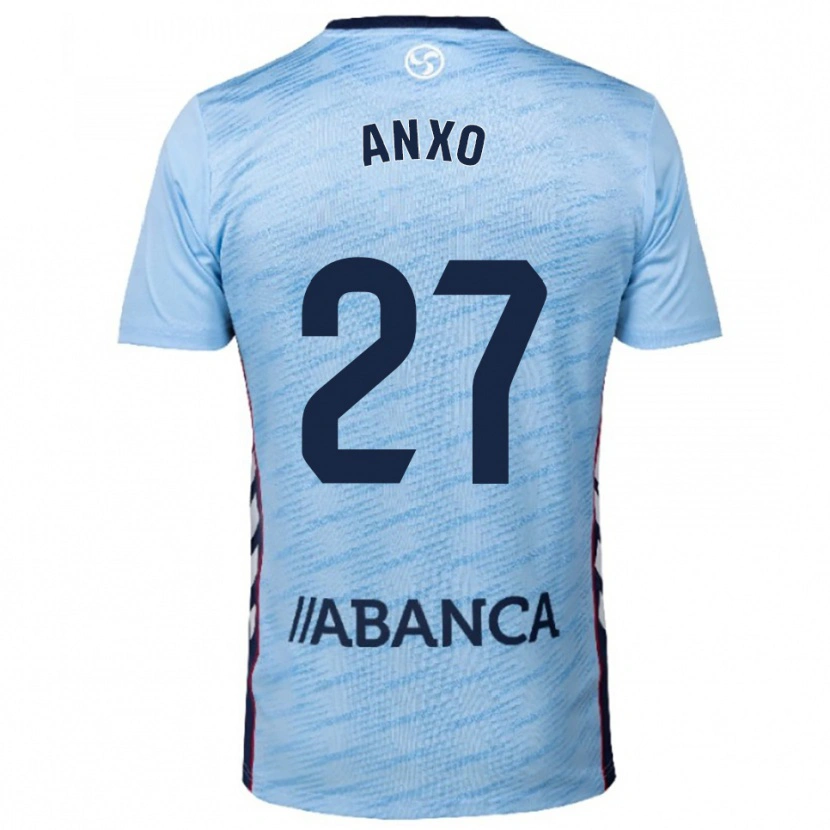 Danxen Damen Anxo Rodríguez #27 Himmelblau Rot Heimtrikot Trikot 2025/26 T-Shirt Österreich