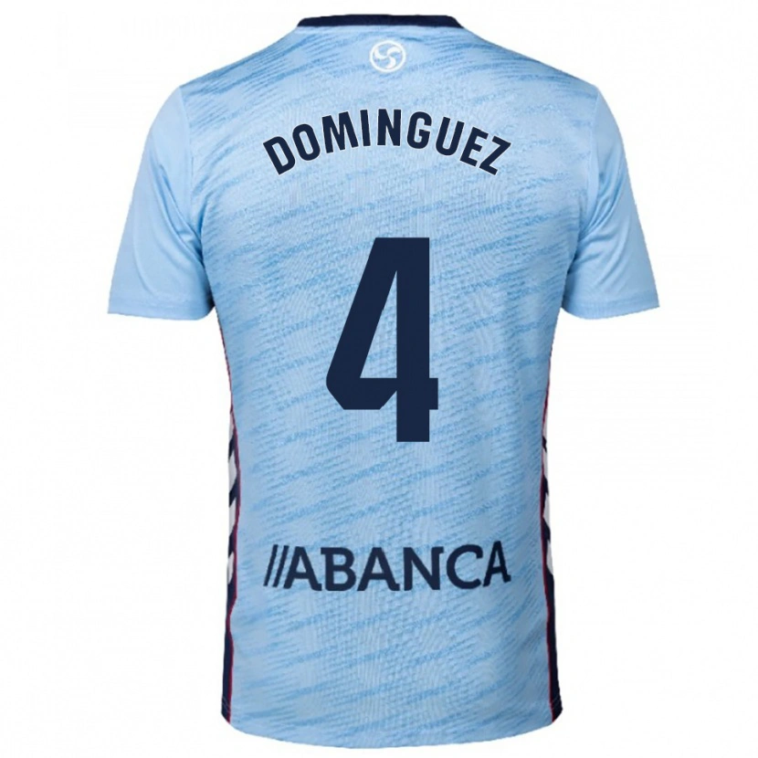 Danxen Damen Javi Domínguez #4 Himmelblau Rot Heimtrikot Trikot 2025/26 T-Shirt Österreich